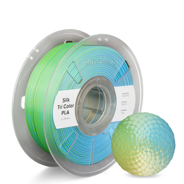 NuMakers PLA Silk Tri-Color Filament 1kg