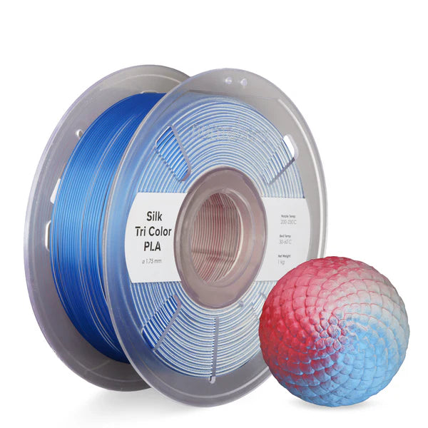 NuMakers PLA Silk Tri-Color Filament 1kg